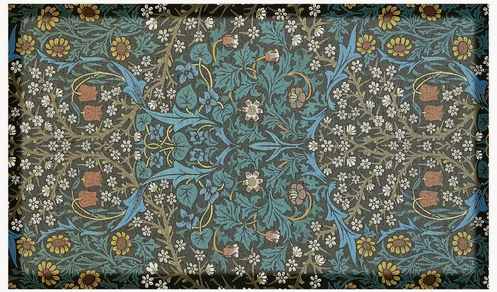 In- & outdoor vuilopvangmat William Morris