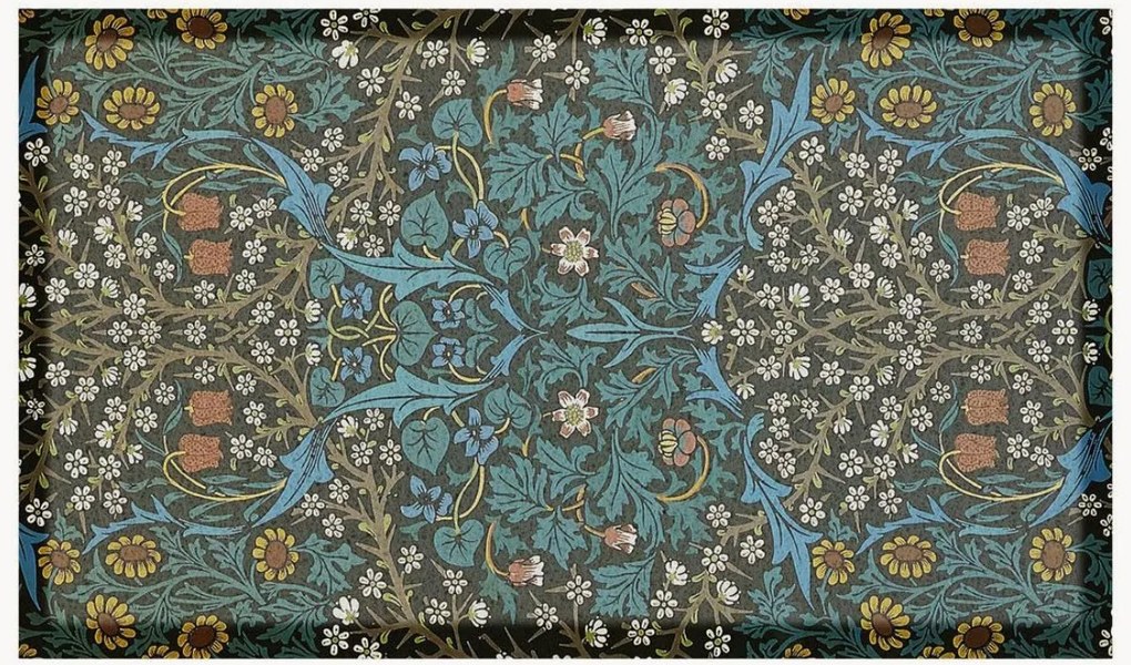 Wasbare deurmat William Morris