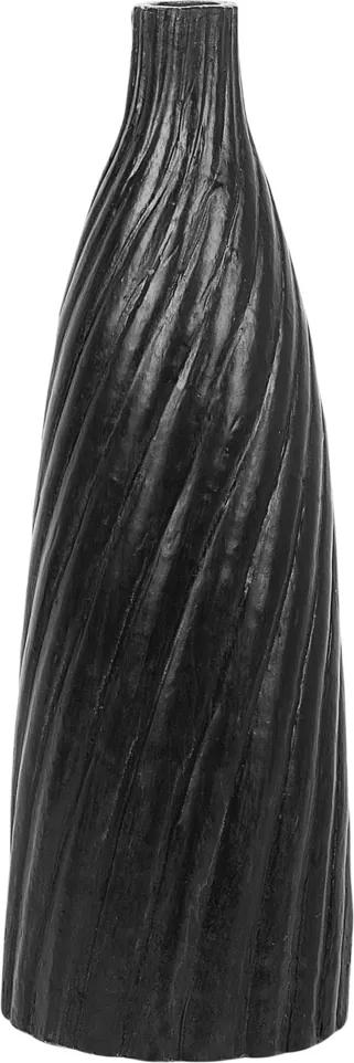 Decoratieve vaas zwart 54 cm FLORENTIA