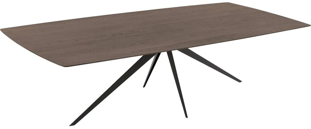 Goossens Excellent Eettafel Uniek, Semi rechthoekig 260 x 100 cm