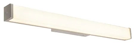 Moderne badkamer wandlamp staal 62 cm IP44 - Cascada