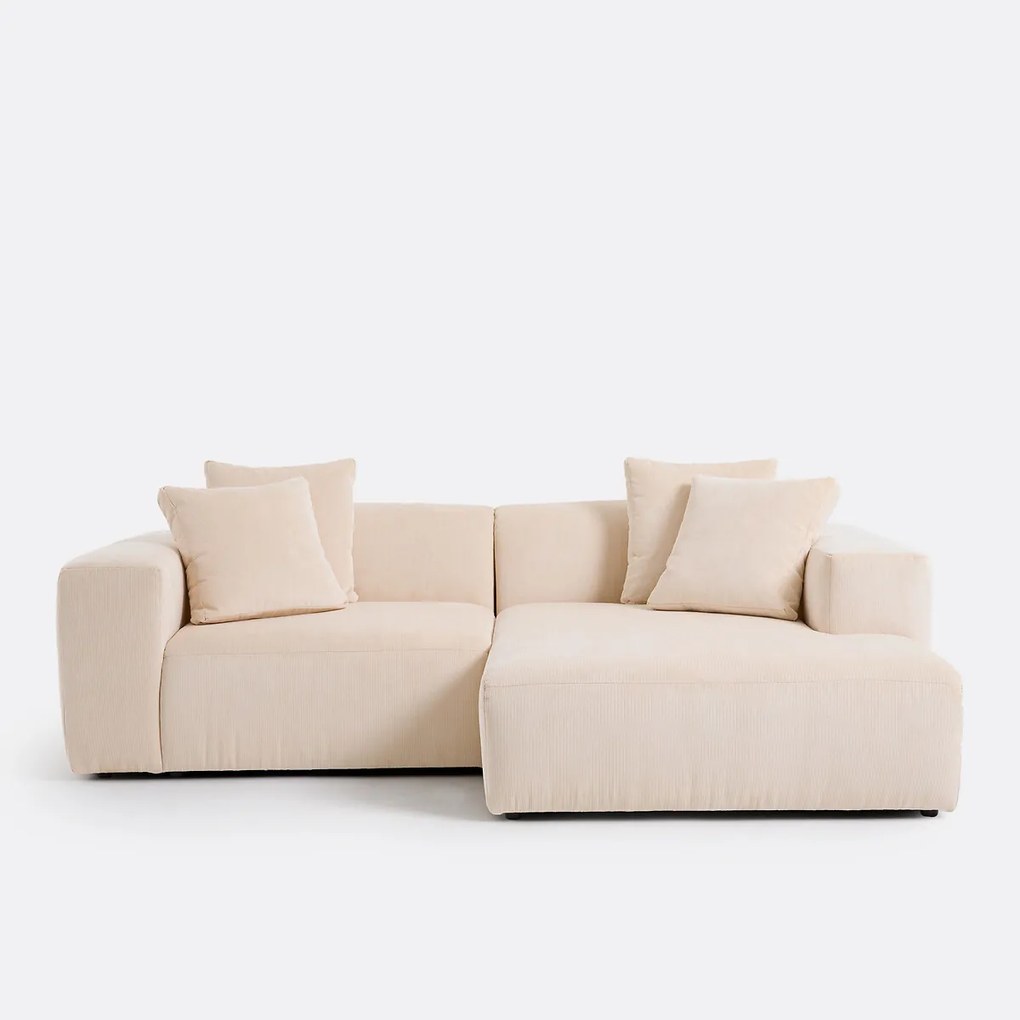 Rechter hoekbank, ribfluweel, Liora