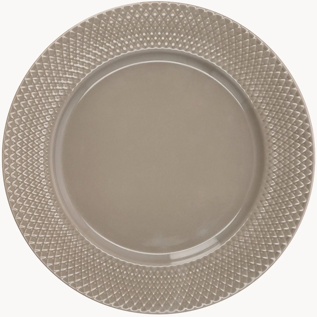 Porseleinen dinerbord Rhombe Earth