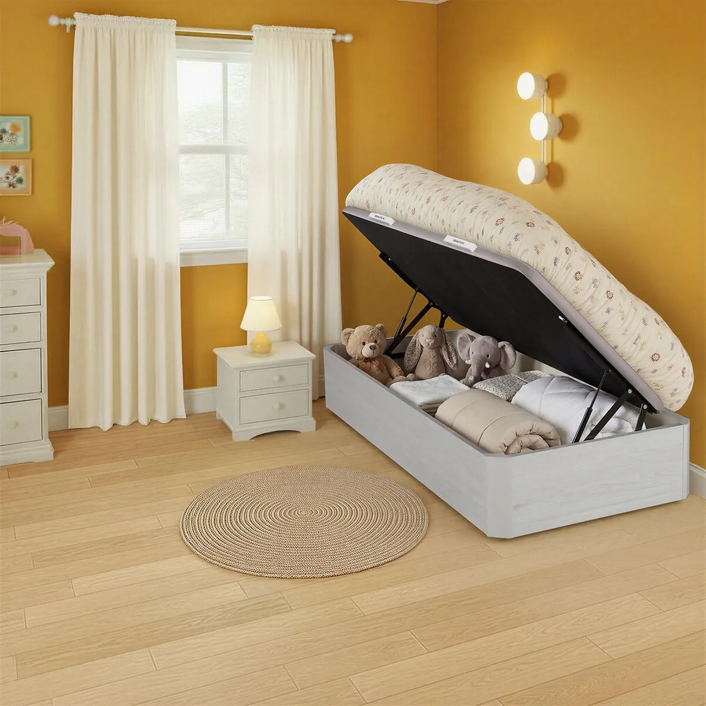 Set bestaande uit de BULTEX PRIMO FAIR 2-schuimmatras en het SPACE UP JUNIOR-opbergbed