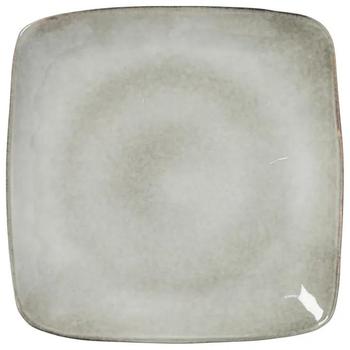 Vierkant bord Toscane - grijs - 25 cm