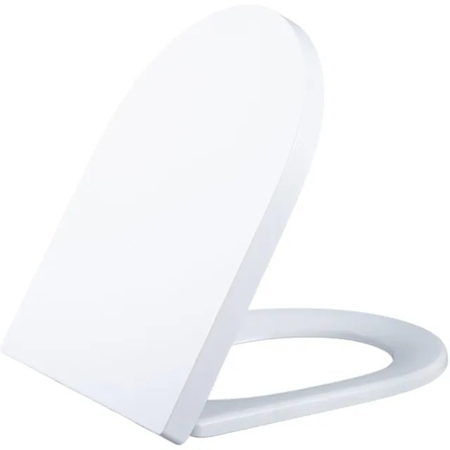 QeramiQ Dely Zitting - softclose - quickrelease - 35mm - glans wit E13/A15 UF seat Glossy_Matt White