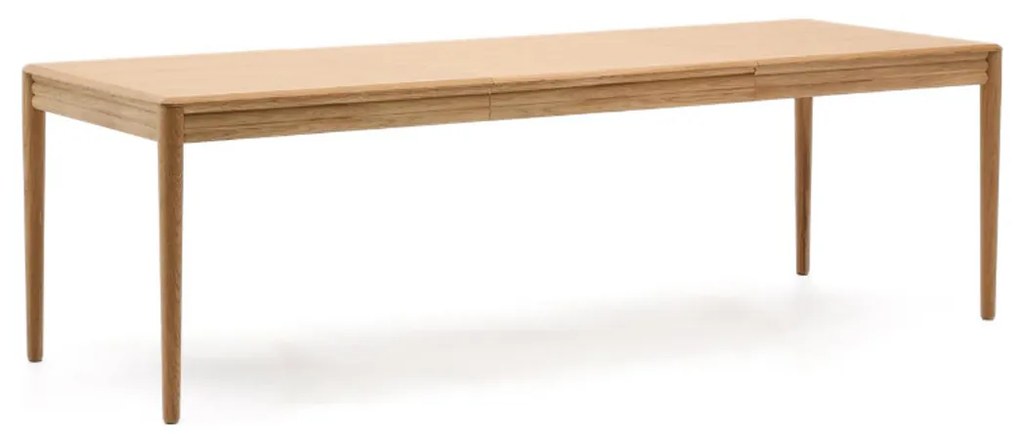 Kave Home Lenon Uitschuifbare Eettafel Eikenhout 160/240 Cm