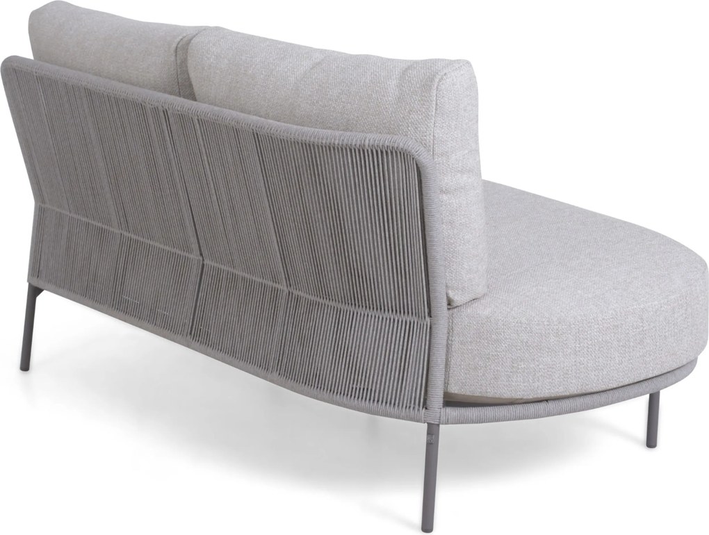 Hoek loungeset 5 personen Rope Grijs  4 Seasons Outdoor Florence/Riah