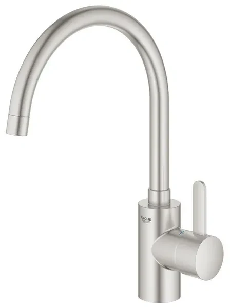 GROHE Eurosmart Cosmopolitan Keukenkraan - hoog - supersteel geborsteld 32843DC2