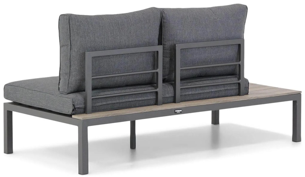 Hoek loungeset 5 personen Aluminium/polywood Grijs  Domani Furniture La Festa