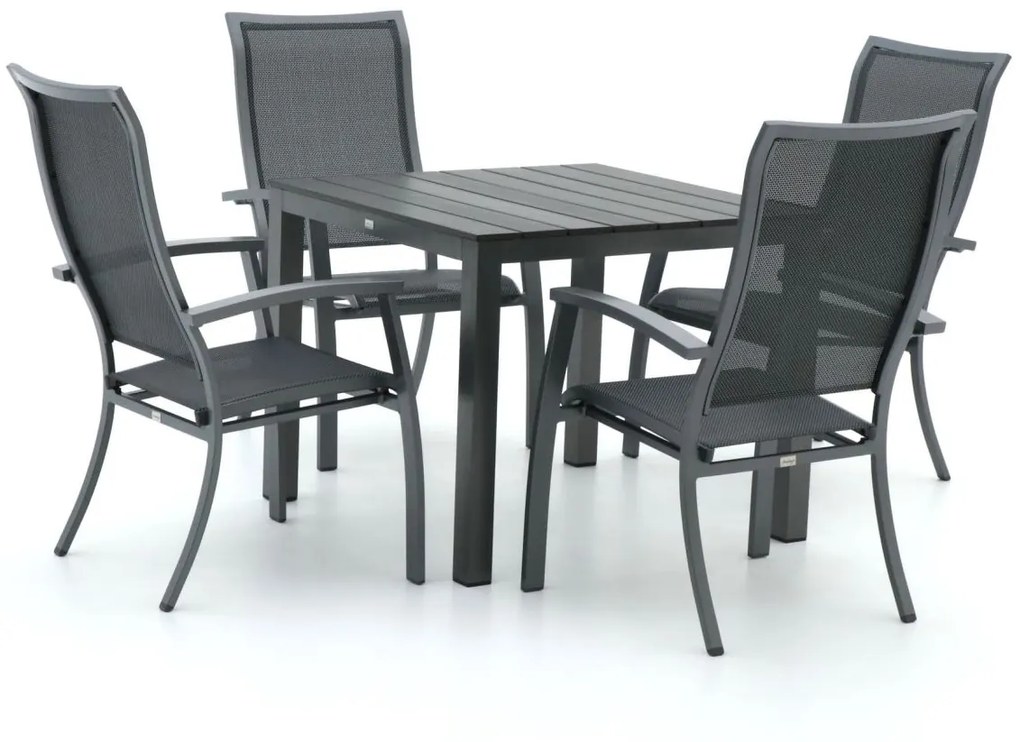 Bellagio Lugo/Fidenza 90cm dining tuinset 5-delig stapelbaar