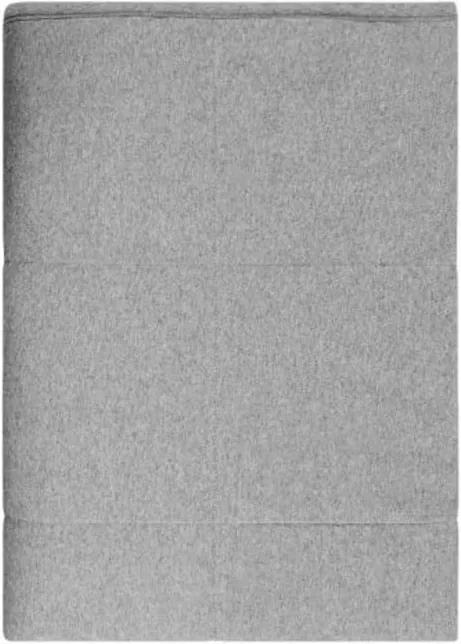 Plaid Boras, grijs, jersey katoen, 150 cm- 240 cm