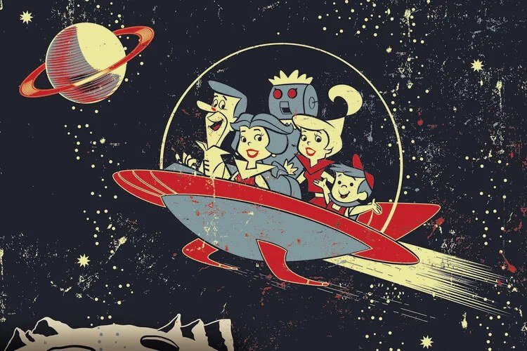 Kunstafdruk The Jetsons, (40 x 26.7 cm)