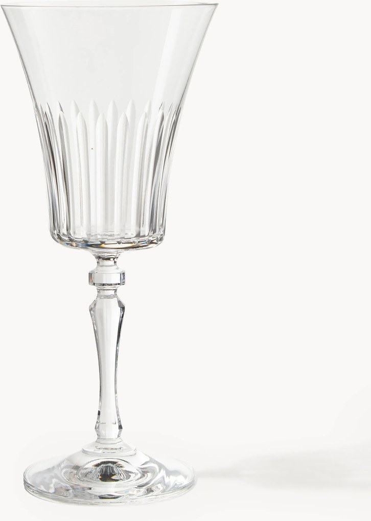 Rode wijnglazen Alessio van kristalglas, 4-delig