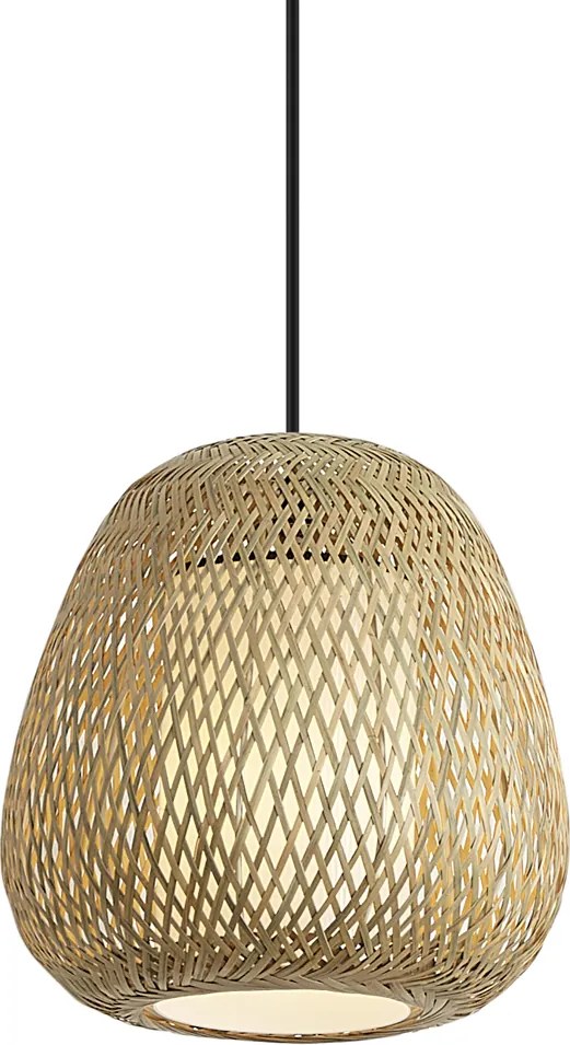 Japandi hanglamp bamboo 32cm IP44 - Moana