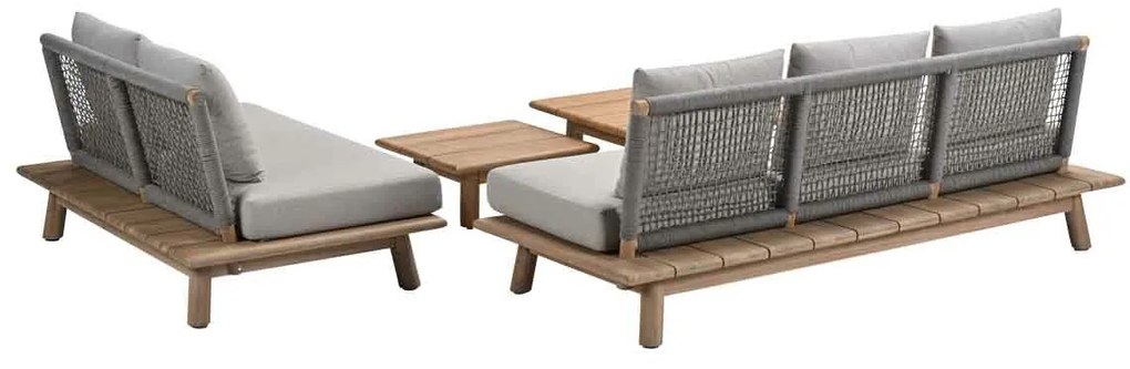 Garden Impressions San Namut loungeset 4-delig - grey sand