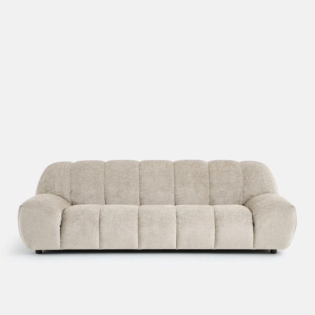 4-zits bank van dik fluweel Nuria