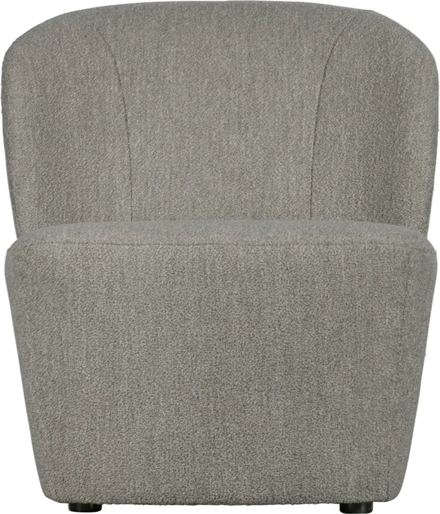 Vtwonen Lofty Lichtgrijze Fauteuil Boucle