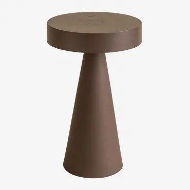 Draadloze Led Tafellamp Voor Buiten Catinca Bruin – Koffie - Sklum