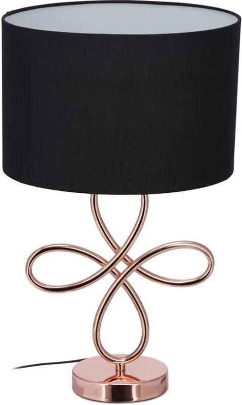 Tafellamp design - nachtlampje vintage E27 fitting - sfeerverlichting zwart-goud