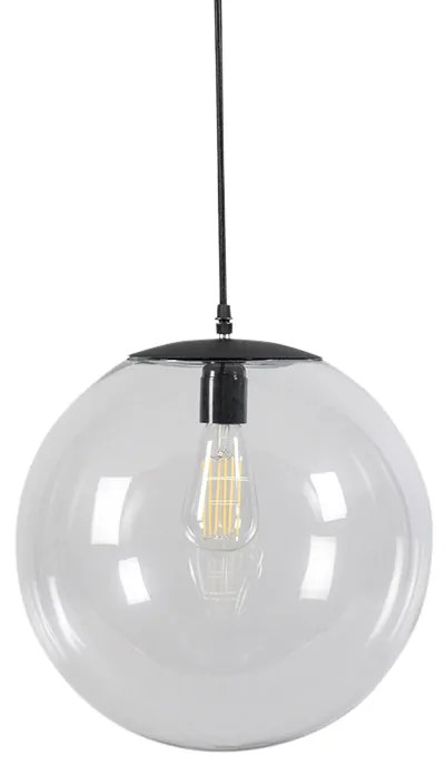 Moderne hanglamp transparant 35 cm - Pallon