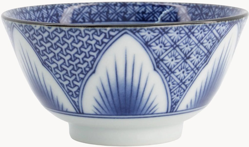 Porseleinen kleine Tayo-schaaltjes Lily Flower, 6-delig