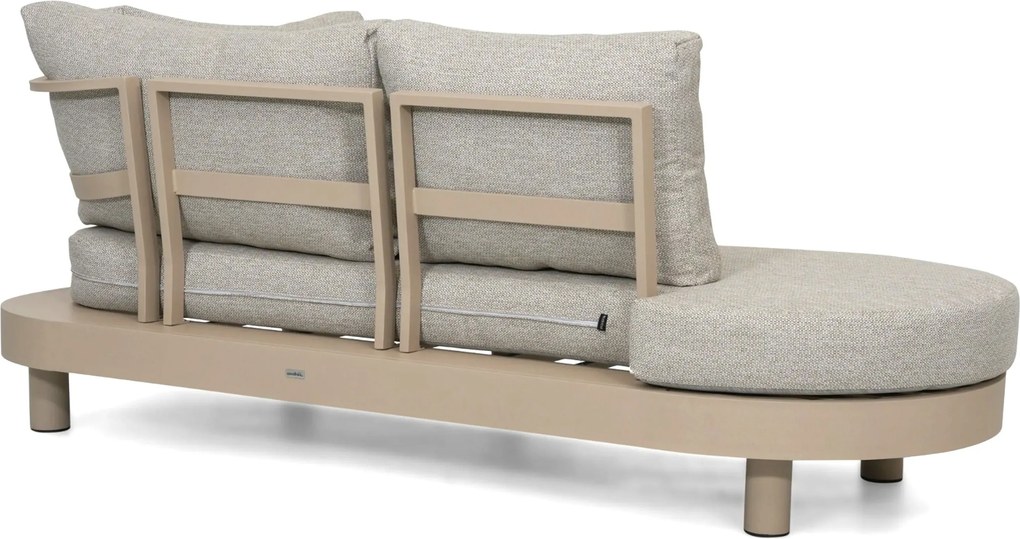 Loungeset tuin 10 personen Aluminium Zand/Beige  Lifestyle Garden Furniture Organio/Elanio