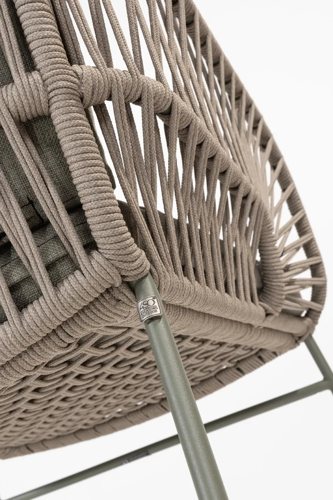 4 Seasons Outdoor Murcia tuinset olijfgroen met teakhouten Lucas tafel 240 cm * Sale *  Tuinset    houtkleur weerbestendig