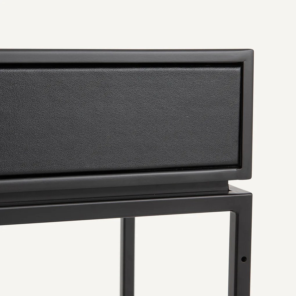 Wandtafel in metaal en leer Réalto