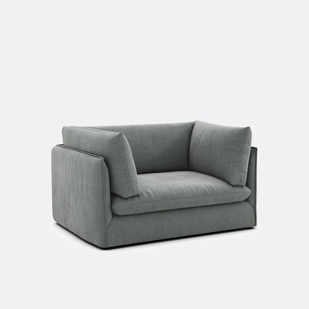 XL fauteuil in structuurstof, Malo