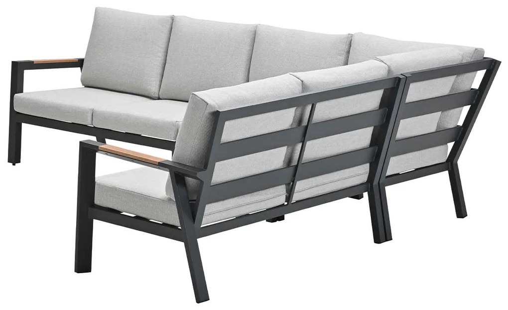 Garden Impressions Lissabon lounge dining set 4-delig - valley sand