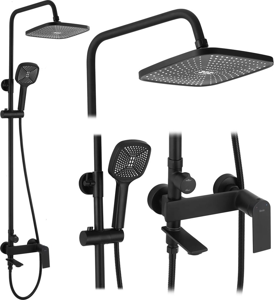Doucheset REA STORM BLACK MAT 78B