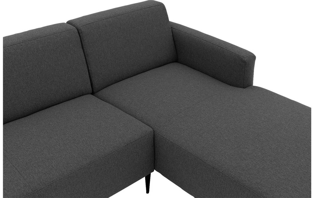 Goossens Key West grijs, stof, 2,5-zits, modern design