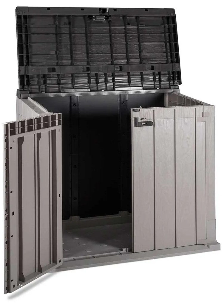 Toomax Stora way opbergbox 842 liter - taupe donker grijs