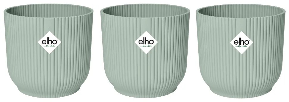 3x Pot elho Vibes Fold Round groen
