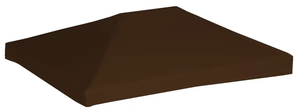 vidaXL Prieeldak 310 g/m² 3x4 m bruin