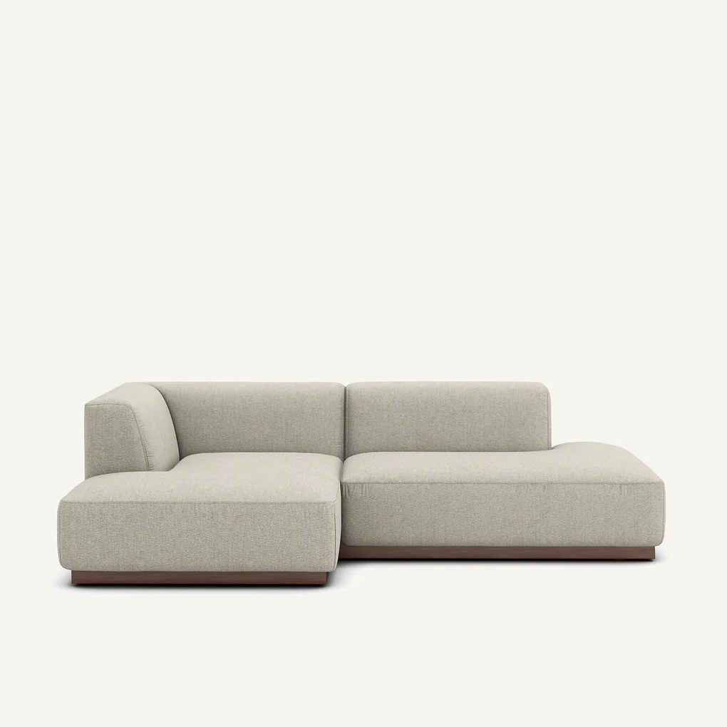 Hoekbank links in tweed, JACOPO