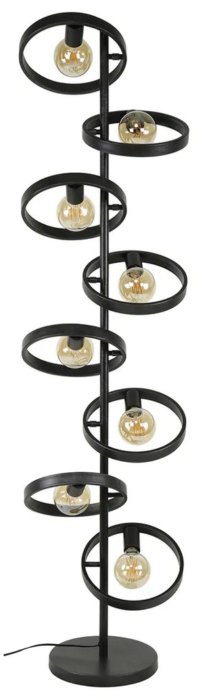 Staande Lamp Metalen Ringen