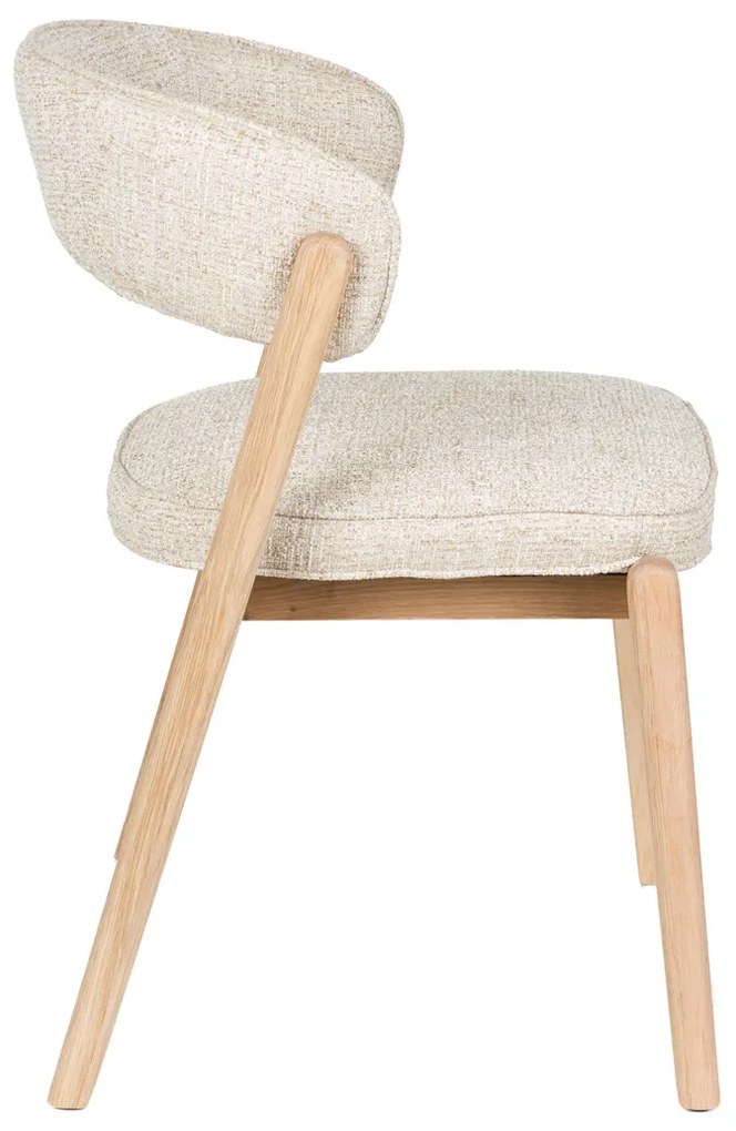 Zuiver Bright Design Eetkamerstoel Eiken Beige