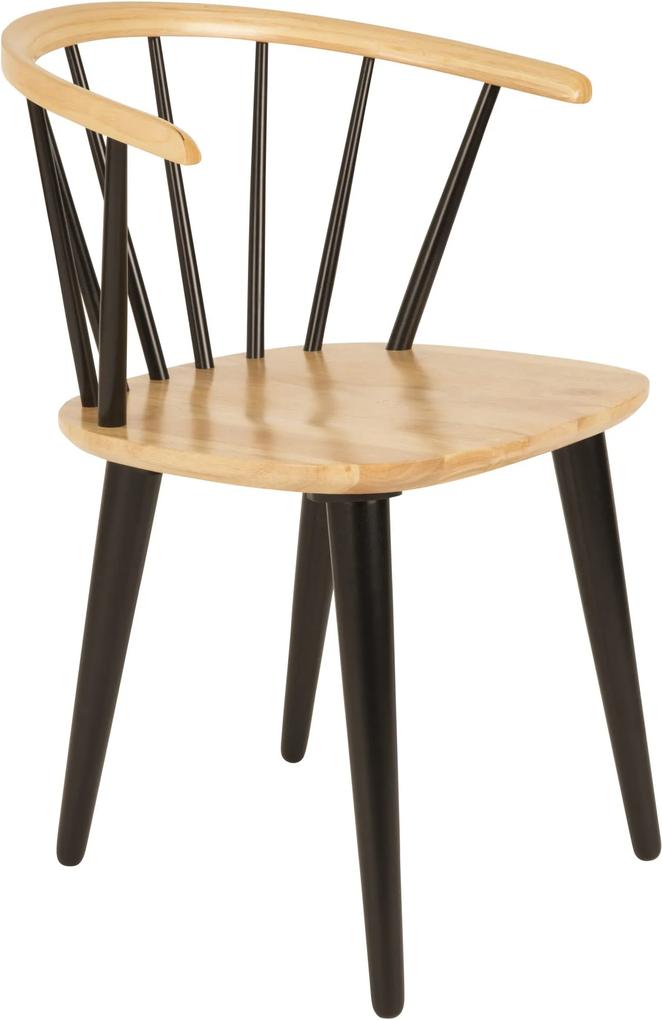 Fancy Stoel Gee Zwart (Set van 2 stoelen)