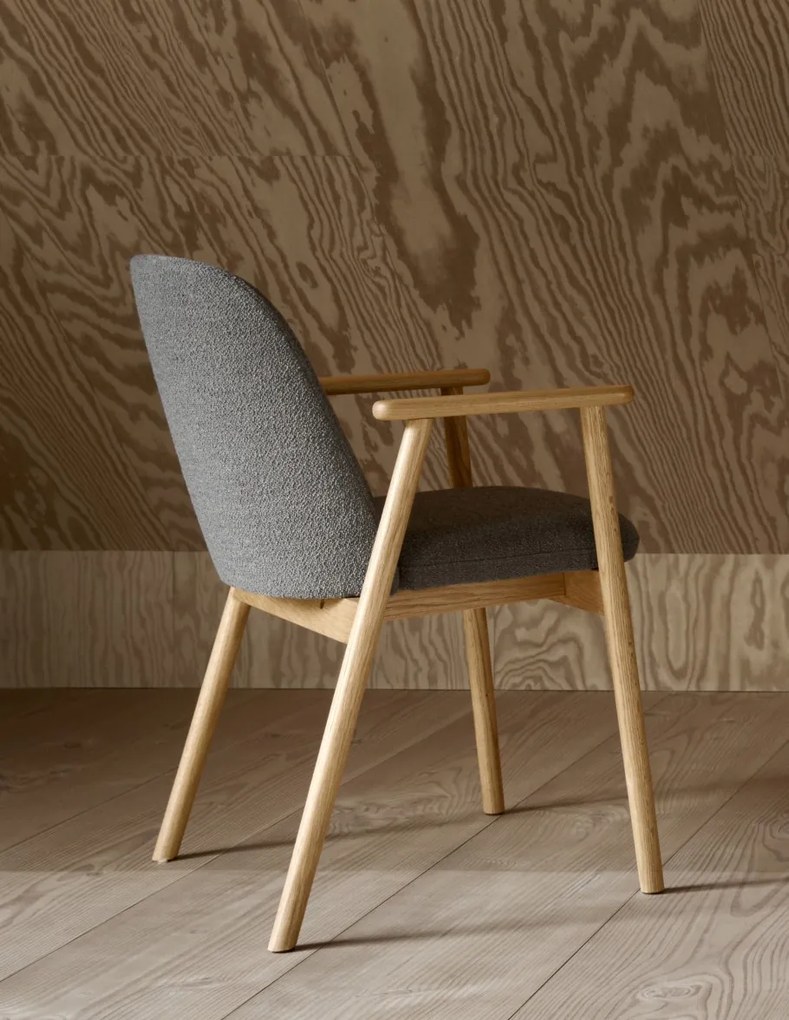RODERIC Taupebruin (Monza 40)/gelakt - HOUTEN STOEL VOOR WOONKAMER, EETKAMER, KEUKEN RETRO