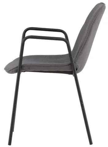 Jörn Eetkamerstoel - Robert  - Donkergrijs - Bouclé - Jörn