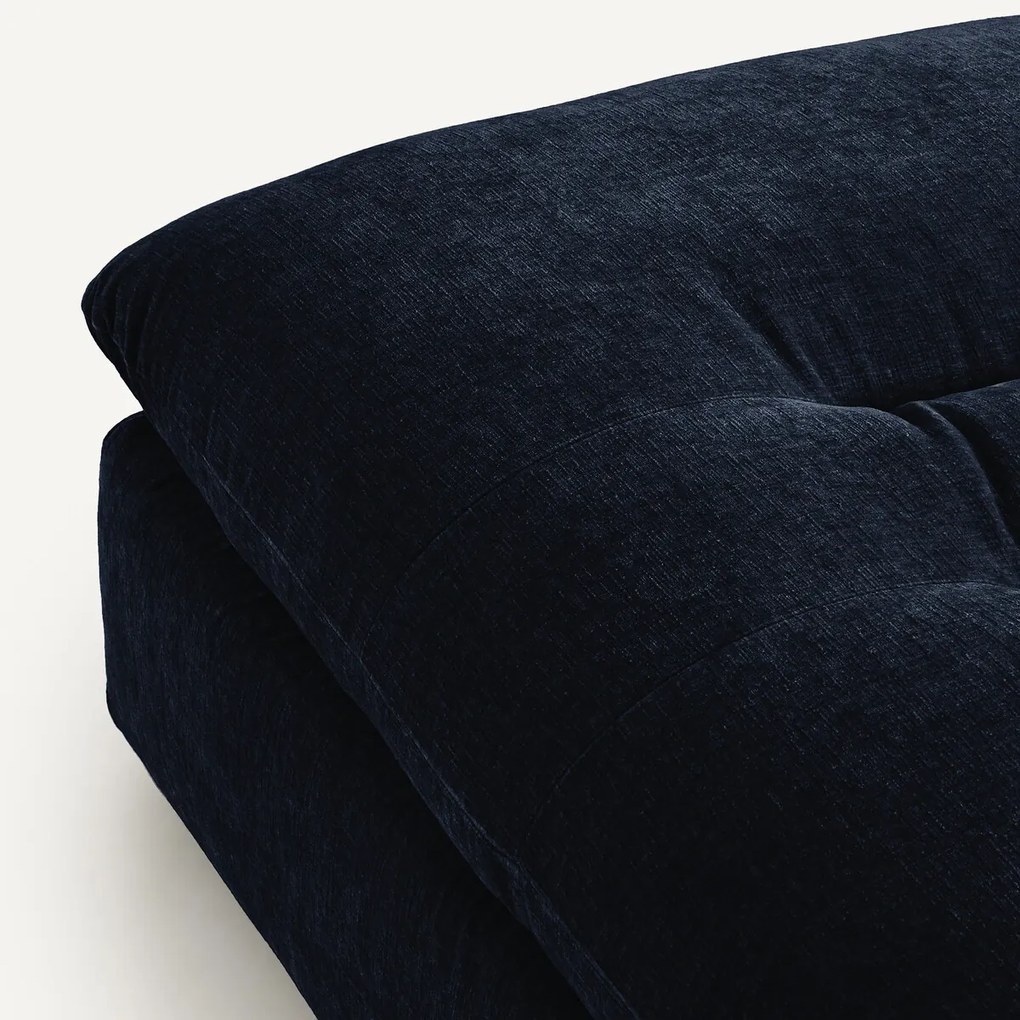 Verstelbare voetsteun van chenillefluweel, Giuliano