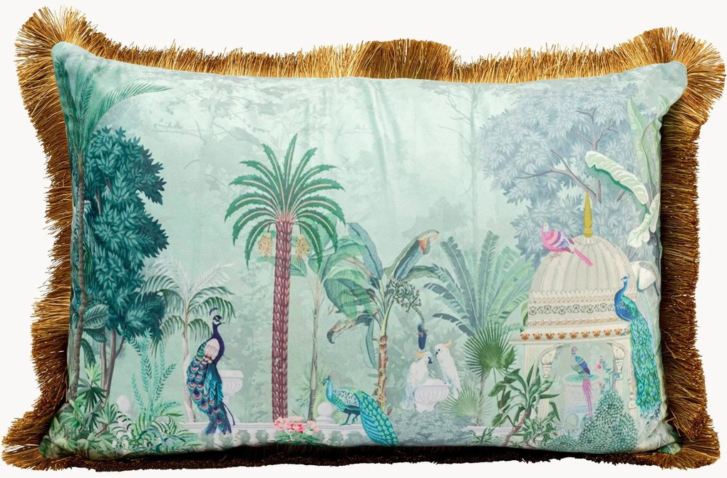Fluwelen kussen Jungle Temple