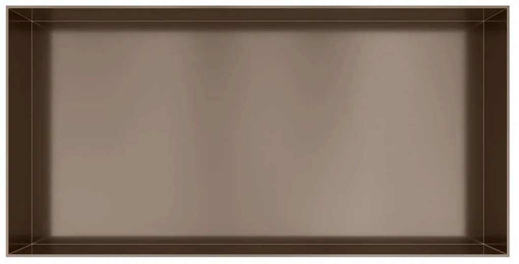 Hotbath &More frameless inbouwnis 30x60x10cm tuscan bronze