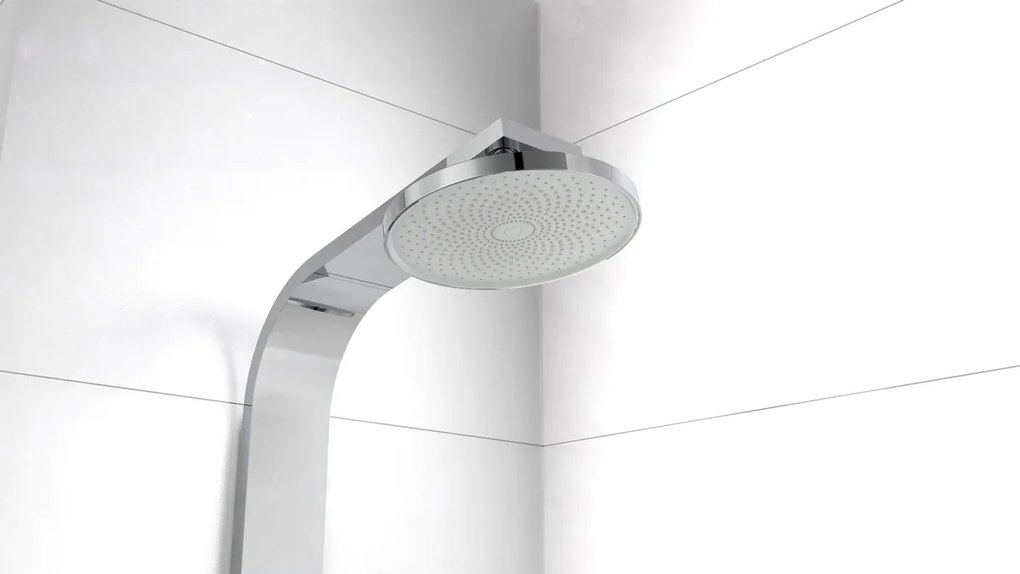 Schutte Samao Rain regendoucheset met shampoo houder chroom