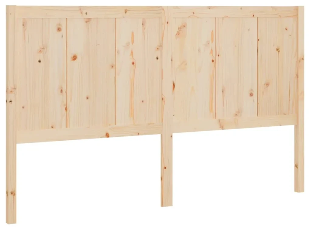 vidaXL Hoofdbord 145,5x4x100 cm massief grenenhout