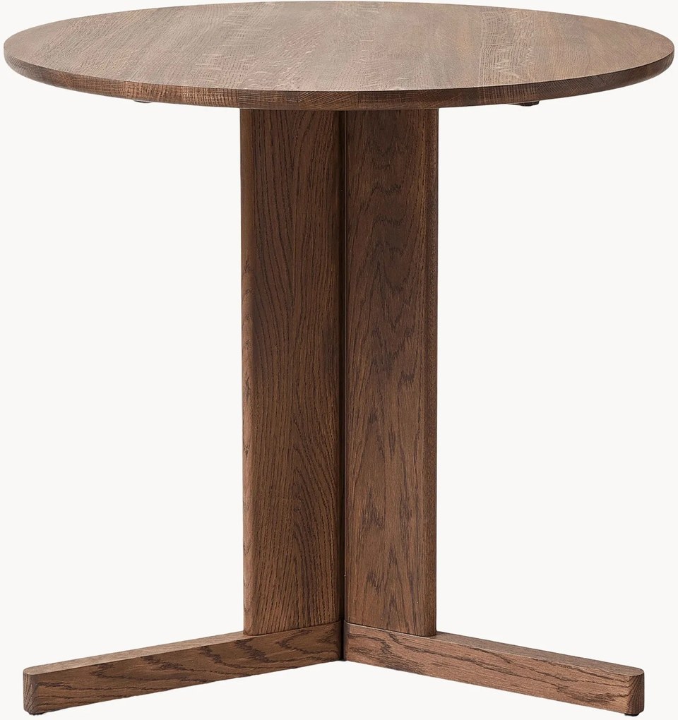 Ronde uitschuifbare eettafel Trefoil, Ø 75 cm