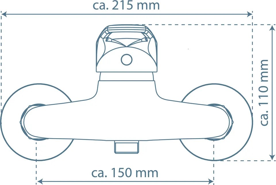 Schutte Batoni douchekraan chroom