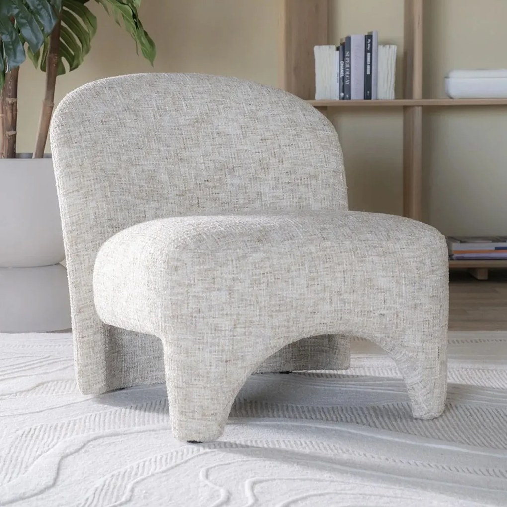 Fauteuil Zonder Armleuningen Taupe